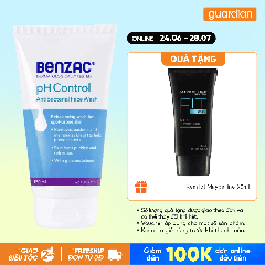 Sữa Rửa Mặt Giúp Diệt Khuẩn Và Cân Bằng Ph Benzac Ph Control Antibacterial Face Wash 150ml