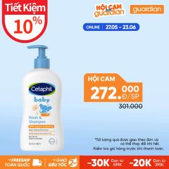 Sữa Tắm Gội Trẻ Em Cetaphil Baby Gentle Wash & Shampoo With Organic Calendula 400Ml