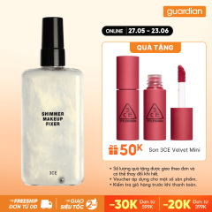 Xịt Khóa Nền 3CE Shimmer Makeup Fixer 100Ml