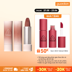 Son Sáp Mịn Lì 3CE Cashmere Hug Lipstick #09 Taupe Beige - Nâu Đất 3.5G