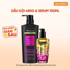 Combo 1 TRESEMME DG SALON REBOND 480G & 1 TRESEMME SERUM DUONG BOND REPAIR 6X100ML
