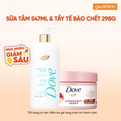 Combo 1 DOVE ST SR HYDRATION BOOST 547ML & 1 DOVE TAY TBC LUU DO 298G