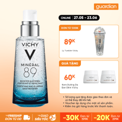 Dưỡng Chất Cô Đặc Giàu Khoáng Chất, Giúp Da Sáng Mịn, Căng Mướt Vichy Mineral 89 Skin Fortifying Daily Booster 50ml