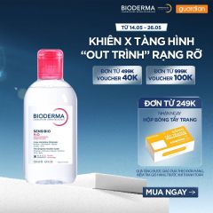 Nước Tẩy Trang H2O Dành Cho Da Nhạy Cảm Sensibio Bioderma 250Ml