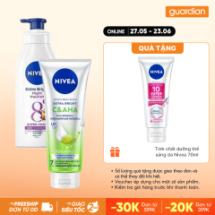 Combo 1 NIVEA SDT TRANG DA DEM 350ML & 1 NIVEA TC DTHE SDA C&AHA 300ML