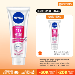 Nivea Tinh Chất Dưỡng Thể Nivea 10 Super Vitamin & Skin Foods 150x 300ml