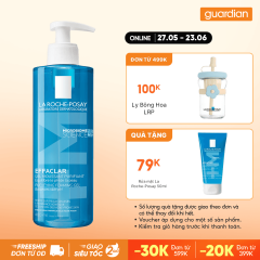 Gel Rửa Mặt Tạo Bọt Da Dầu La Roche-Posay 400Ml