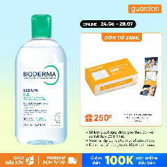 Nước Tẩy Trang Bioderma Dành Cho Da Hỗn Hợp, Da Dầu & Da Mụn Sébium H2O 500Ml