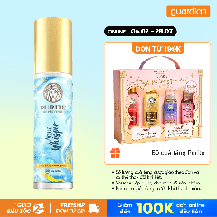 Xịt Thơm Body Mist Purité Hương Nước Hoa Cao Cấp Aqua Whisper Lưu Hương 48H 100ML