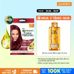 Kem Nhuộm Tóc Màu Thời Trang Garnier Color Naturals Ultra Colors Màu 7.65 Rasberry Red Đỏ Thuần 100gr