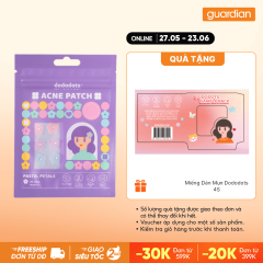 Miếng Dán Mụn Nhiều Màu Sắc Dododots Acne Patch Pastel Petals Hình Hoa Màu Paste 20 Cái