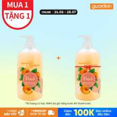 Sữa Tắm Dạng Kem Đào Dưỡng Ẩm Mannings Guardian Cherry Blossom Moisturising Shower Cream 1L