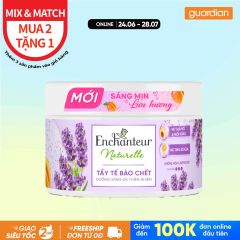 Tẩy Tế Bào Chết Thiên Nhiên Dưỡng Sáng Da Enchanteur Naturelle Hương Hoa Lavender 250G