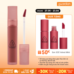 Son Kem 3CE Blur Water Tint #Casual Affair Cánh Hoa Hồng Khô 4,6Gr