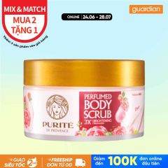 Tẩy Tế Bào Chết Dưỡng Sáng PURITÉ Hoa Hồng 220G