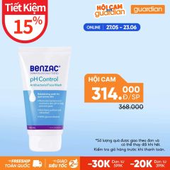 Sữa Rửa Mặt Giúp Diệt Khuẩn Và Cân Bằng Ph Benzac Ph Control Antibacterial Face Wash 150ml