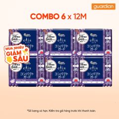 Combo 6 Băng Vệ Sinh Elis Compact Guard 36 Cm