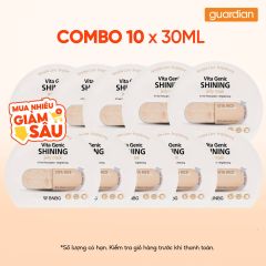 Combo 10 Mặt Nạ Dưỡng Sáng Da Làm Mờ Đốm Nâu Banobagi Stem Cell Vitamin Mask Whitening And Dark Spot Care 30gr