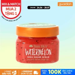 Tẩy Tế Bào Chết Cơ Thể Cấp nước & Dưỡng ẩm da Tree Hut Watermelon Shea Sugar Scrub 255g