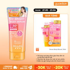 Sữa Dưỡng Thể Chống Nắng UV Mizumi Bright Body Serum SPF50+PA++++ 180 ml