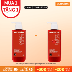 Dầu Xả Mise En Scène Perfect Serum Super Rich 530ml Giàu Dưỡng Chất Giúp Phục Hồi Tóc Hư Tổn Nặng