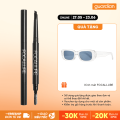 Chì Kẻ Mày Lâu Trôi Focallure #01 Dark Gray Màu Xám Đậm 1gr