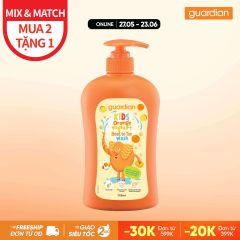 Sữa Tắm Gội Toàn Thân Cho Trẻ Em Guardian Kids Head To Toe Wash Orange Hương Cam 750ml