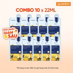 Combo 10 Mediheal Mặt nạ Dermaplus Green Tangerine Mask 22ML