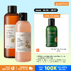 Combo Cocoon 1 Nước Sen Hậu Giang 310ML & 1 Nước Tẩy Trang Bí Đao 500ML