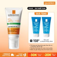 Kem Chống Nắng Kiểm So&aacute;t Nhờn Kh&ocirc;ng M&agrave;u La Roche-Posay Anthelios Xl Spf50+ Uvb & Uva 50Ml