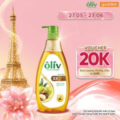 Dầu Tắm Oliv Dưỡng Ẩm 3X Oliv 650ml