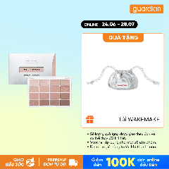 Wakemake Bảng Phấn Mắt Soft Blurring Eye Palette 05 Muted Coral Blurring