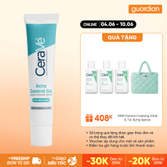 Gel Giảm Mụn Aha & Bha Cerave Blemish Control Gel 40Ml 