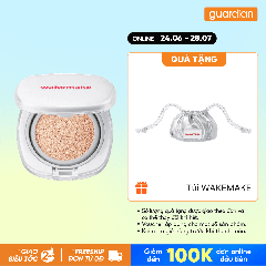 WAKEMAKE BỘ SẢN PHẨM PHẤN NƯỚC SEAMLESS WEAR CUSHION REFILL SET 23 BEIGE SPF50+/PA+++ 15G