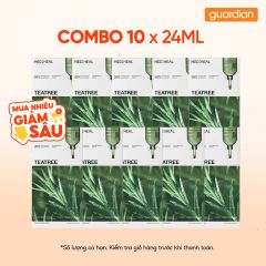 Combo 10 Mediheal Mặt Nạ Teatree Essential Mask_calming Moisture 24ml