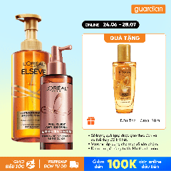 Combo 1 Dầu Gội L'Oreal Paris Extraordinary Oil Dưỡng Tóc Suôn Mượt Tóc Cao Cấp 440Ml & 1 xịt dưỡng tóc LOREAL PARIS FULL RESIST ANTI HAIR FALL 90ML