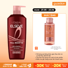Dầu Gội Giúp Giảm Gãy Rụng Tóc L'Oréal Paris Elseve 3X 620ml