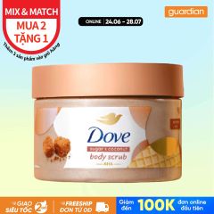 Tẩy Tế Bào Chết Dove Đường Nâu 280Gr