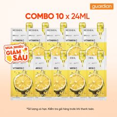 Combo 10 Mediheal Mặt Nạ Vitamin C Essential Mask Clear Toning 24ML