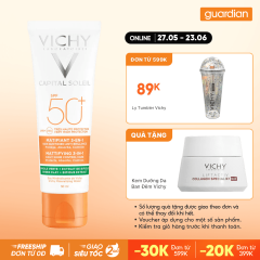Kem Chống Nắng Chống Ô Nhiễm Bụi Mịn Vichy Capital Soleil Spf50+ 50Ml