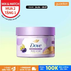 DOVE Tẩy Da Chết Hương Chanh & Việt Quất 280g