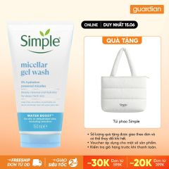 Sữa Rửa Mặt Sạch S&acirc;u V&agrave; Cấp Ẩm Simple Water Boost 150ml
