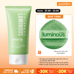 Gel Rửa Mặt Trà Xanh Colorkey Luminous Green Tea Purifying Gel Cleanser 100g