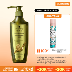 Dầu Gội Schwarzkopf  Extra Care Làm Sạch Da Đầu Gừng 400ml