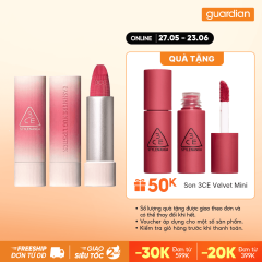 Son Sáp Mịn Lì 3CE Cashmere Hug Lipstick #03 Your Side - Hồng Đất 3.5G