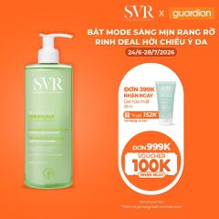 Gel Rửa Mặt Giúp Làm Sạch Và Thông Thoáng Lỗ Chân Lông Dành Cho Da Dầu Mụn SVR Sebiaclear Gel Moussant 400ml