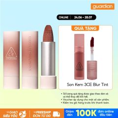 Son Sáp Mịn Lì 3CE Cashmere Hug Lipstick #09 Taupe Beige - Nâu Đất 3.5G