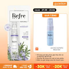 Xịt Khử Mùi Refre Natural Mist Rosemary Hương Thảo 30Ml