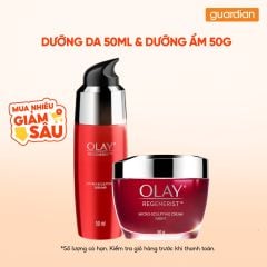 Combo 1 OLAY REGENERIST TC VI DUONG 50ML & 1 OLAY REGENERIST KEM VI DG DEM 50G