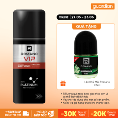 Xịt Khử Mùi Vip Romano 150Ml